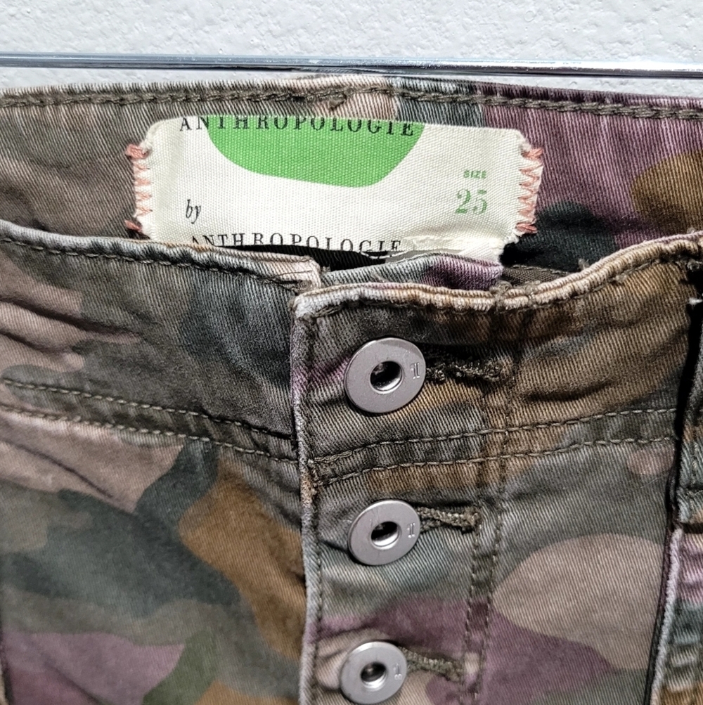 Anthropologie Jefferson Slim Utility Camouflage Pants Size 25 Pre-Owned - Picture 4 of 10